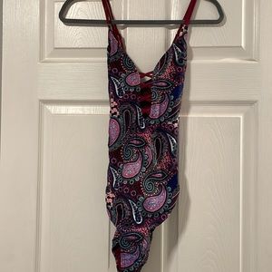 Paisley One Piece Swimsuit